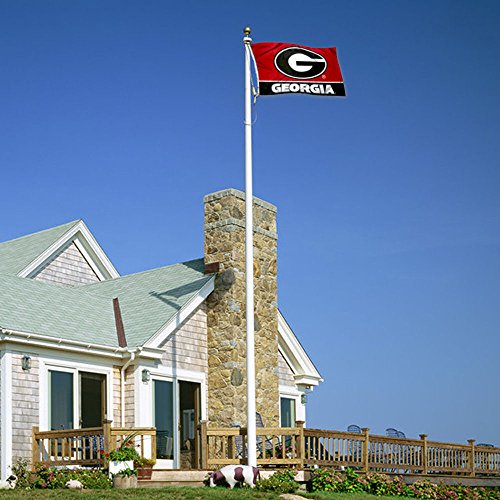 College Flags & Banners Co. Georgia Bulldogs G Logo Double Sided Flag - 757 Sports Collectibles