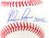 Nolan Ryan Autographed Rawlings OML Baseball w/324 Wins - AI Verified Blue - 757 Sports Collectibles