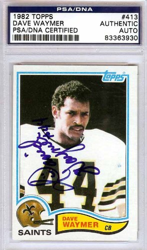 Dave Waymer Autographed 1982 Topps Rookie Card PSA/DNA #83363930