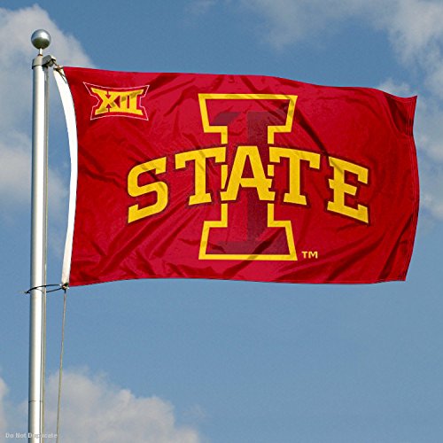 College Flags & Banners Co. Iowa State Cyclones Big 12 3x5 Flag - 757 Sports Collectibles