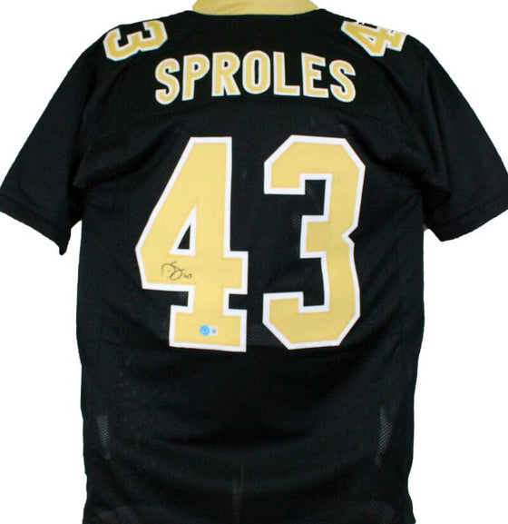 Darren Sproles Autographed Black Pro Style Jersey-Beckett W Hologram Black - 757 Sports Collectibles