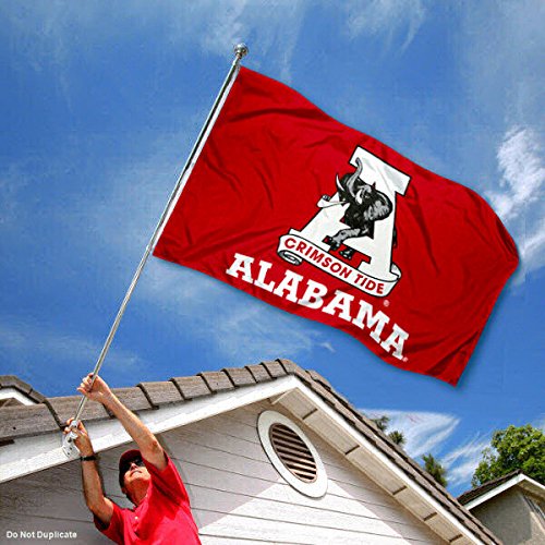 College Flags & Banners Co. Alabama Crimson Tide Vintage Double Sided Flag - 757 Sports Collectibles