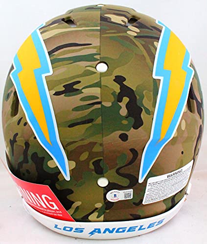 Joey Bosa Autographed LA Chargers F/S Camo Authentic Helmet- Beckett W White - 757 Sports Collectibles