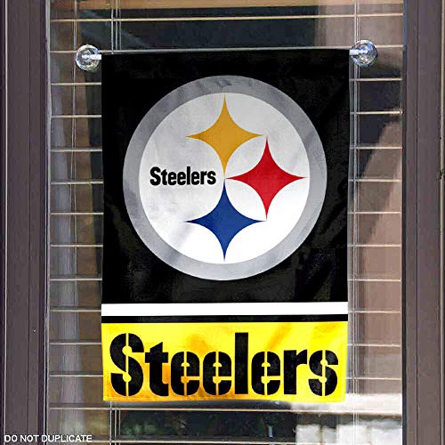 WinCraft Pittsburgh Steelers Double Sided Garden Flag - 757 Sports Collectibles