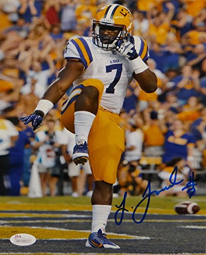 Leonard Fournette Autographed LSU Tigers 8x10 Heisman Pose Photo- JSA W Auth