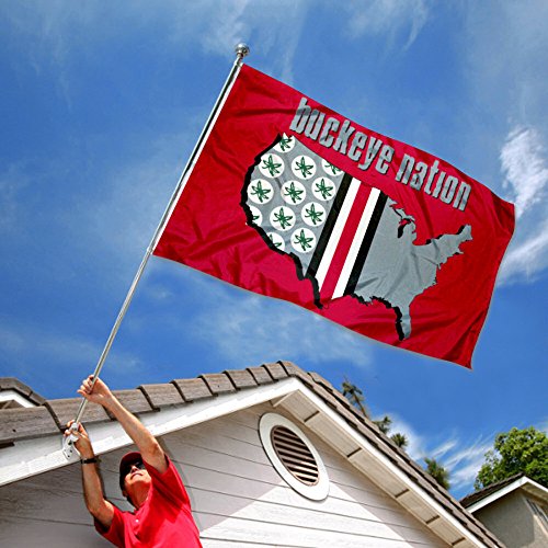 OSU Nation Ohio State Buckeyes University Large College Flag - 757 Sports Collectibles