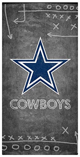 Fan Creations NFL Dallas Cowboys Unisex Dallas Cowboys Chalk Playbook Sign, Team Color, 6 x 12 - 757 Sports Collectibles