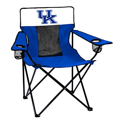 Logo Brands Officially Licensed NCAA Unisex Elite Chair, One Size,Kentucky Wildcats , Blue - 757 Sports Collectibles