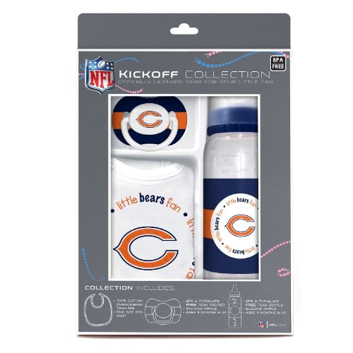 NFL Chicago Bears Baby Gift Set (Discontinued by Manufacturer) - 757 Sports Collectibles
