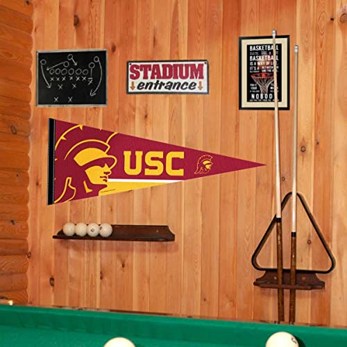 College Flags & Banners Co. USC Trojans Pennant Full Size Felt - 757 Sports Collectibles