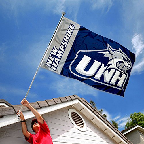 New Hampshire Wildcats UNH University Large College Flag - 757 Sports Collectibles