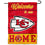 WinCraft Kansas City Chiefs Welcome Home Decorative Garden Flag Double Sided Banner - 757 Sports Collectibles