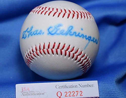 CHARLIE GEHRINGER JSA CERT HAND SIGNeD AUTOGRAPH BASEBALL