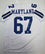 Russell Maryland Autographed White Pro Style Jersey 7- JSA W Auth