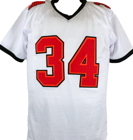 Dexter Jackson Autographed White Pro Style Jersey w/SB MVP-Prova Auth Black - 757 Sports Collectibles