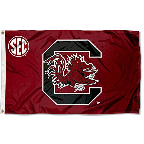 College Flags & Banners Co. USC Gamecocks SEC 3x5 Flag - 757 Sports Collectibles