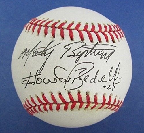 Marty Bystrom/Howie Bedell Autographed/Signed Baseball 124014