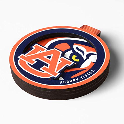 YouTheFan NCAA Auburn Tigers 3D Logo Series Ornament - 757 Sports Collectibles