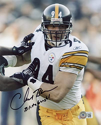 Chad Brown Blitzburgh Autographed Pittsburgh 8x10 Photo - BAS (Vertical) - 757 Sports Collectibles