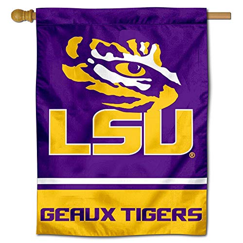 Louisiana State LSU Tigers Eye Logo House Flag Banner - 757 Sports Collectibles