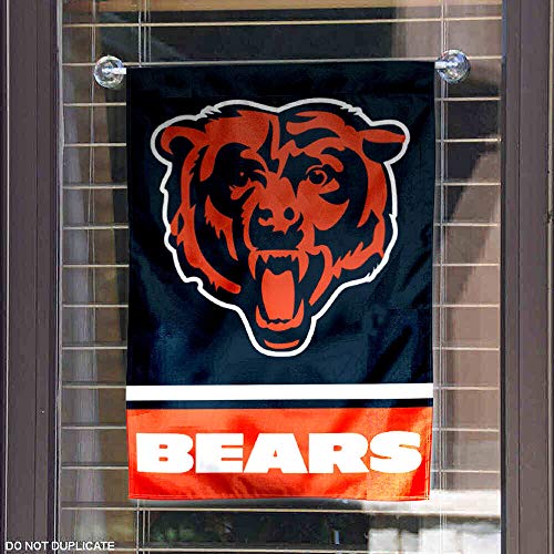 WinCraft Chicago Bears Bear Head Logo Double Sided Garden Flag - 757 Sports Collectibles