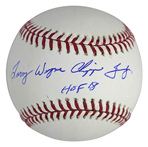 Braves Larry Wayne Chipper Jones Jr. HOF 18 Authentic Signed Oml Baseball PSA - 757 Sports Collectibles