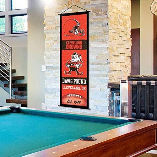 Cleveland Browns Banner and Scroll Sign - 757 Sports Collectibles