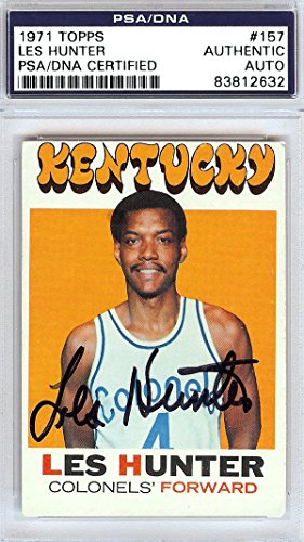 Les Hunter Autographed 1971 Topps Rookie Card #157 PSA/DNA #83812632