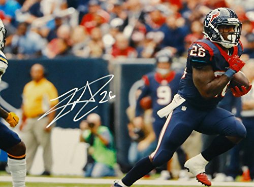 Lamar Miller Autographed Houston Texans 16x20 Against Chargers Photo- JSA W Auth - 757 Sports Collectibles