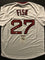 Autographed/Signed Carlton Fisk Boston White Baseball Jersey JSA COA - 757 Sports Collectibles