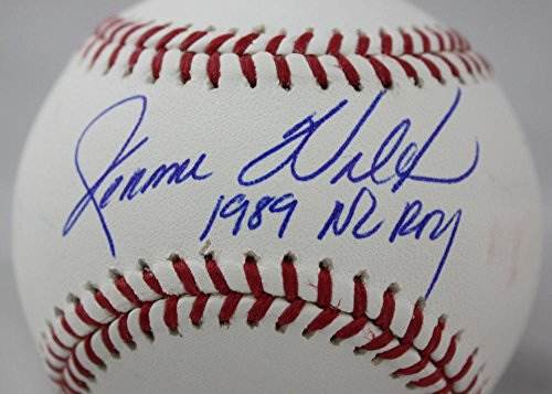 Jerome Walton Autographed Rawlings OML Baseball w/ 1989 NL ROY Insc - JerseySource Auth - 757 Sports Collectibles