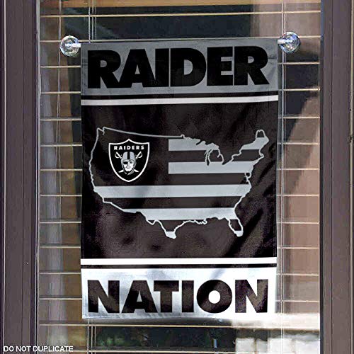 WinCraft Las Vegas Raiders Raider Nation Double Sided Garden Flag - 757 Sports Collectibles