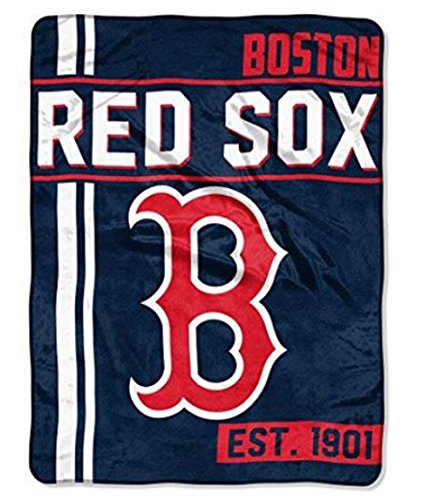 Northwest MLB Boston Red Sox Micro Raschel Throw, One Size, Multicolor - 757 Sports Collectibles