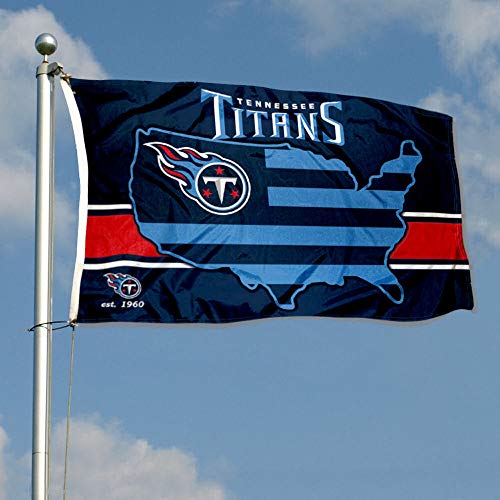 WinCraft Tennessee Titans Nation USA American Country 3x5 Flag - 757 Sports Collectibles