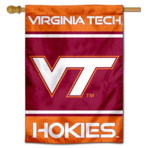 College Flags & Banners Co. Virginia Tech Hokies Two Sided and Double Sided House Flag - 757 Sports Collectibles