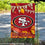 WinCraft San Francisco 49ers Fall Leaves Decorative Football Garden Flag Double Sided Banner - 757 Sports Collectibles