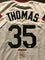 Autographed/Signed Frank Thomas Chicago Retro Baseball Jersey JSA COA