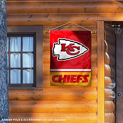 WinCraft KC Chiefs Two Sided House Flag - 757 Sports Collectibles