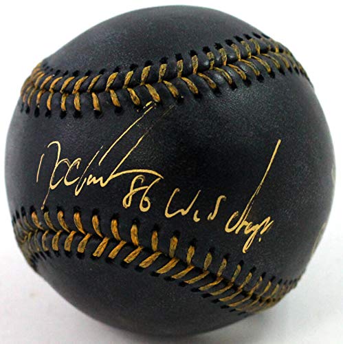 Doc Gooden Autographed Rawlings OML Black Baseball w/ 86 WS Champs - JSA W Auth Thin - 757 Sports Collectibles