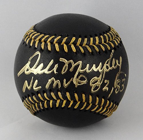 Dale Murphy Autographed Rawlings OML Black Baseball w/NL MVP-Beckett