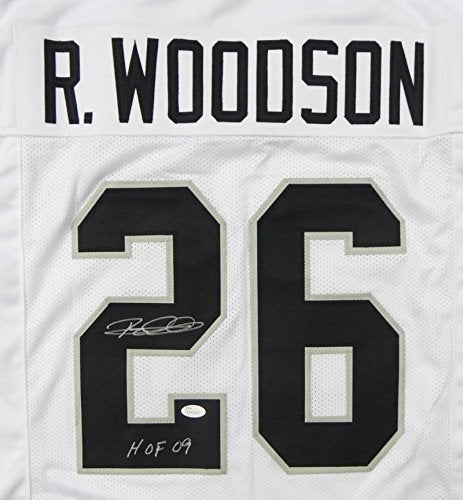 Rod Woodson Autographed White Pro Style Jersey w/HOF- JSA Witness Auth 2 - 757 Sports Collectibles