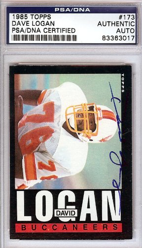 Dave Logan Autographed 1985 Topps Rookie Card PSA/DNA #83363017