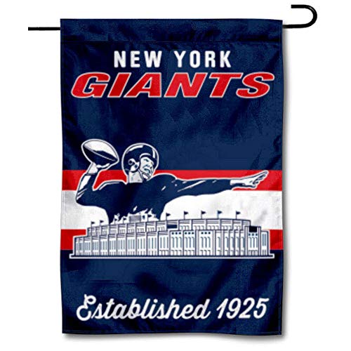 WinCraft Giants Throwback Retro Vintage Garden Flag Double Sided Banner - 757 Sports Collectibles