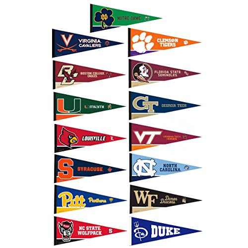 Acc College Pennant Set - 757 Sports Collectibles