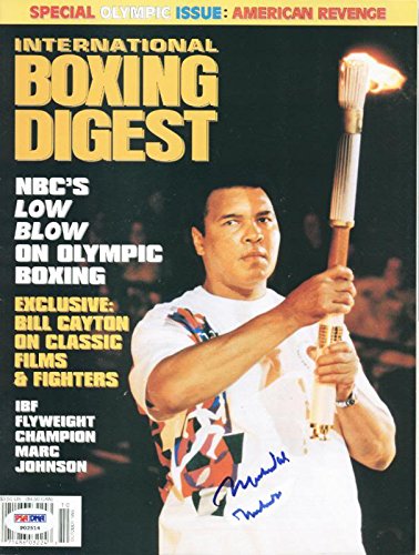 Muhammad Ali Rare Double Signed Magazine 1996 Boxing Digest PSA/DNA #P02514 - 757 Sports Collectibles