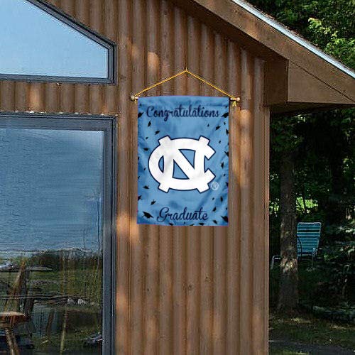 College Flags & Banners Co. North Carolina Tar Heels Graduation Gift Banner Flag - 757 Sports Collectibles