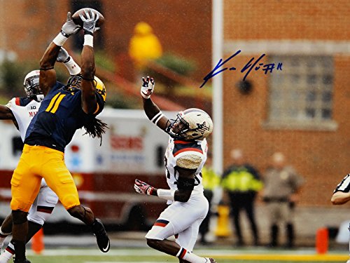 Kevin White Autographed 16x20 West Virginia Horizontal Catch Photo with JSA-W - 757 Sports Collectibles