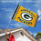 WinCraft Green Bay Packers Gold Flag Pole and Bracket Kit - 757 Sports Collectibles