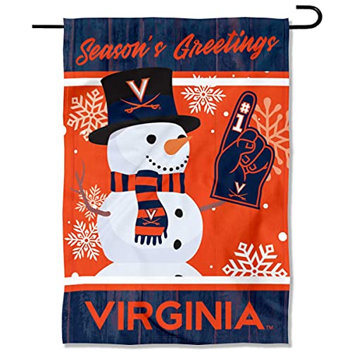 Virginia Cavaliers Holiday Winter Snow Garden Banner Flag - 757 Sports Collectibles