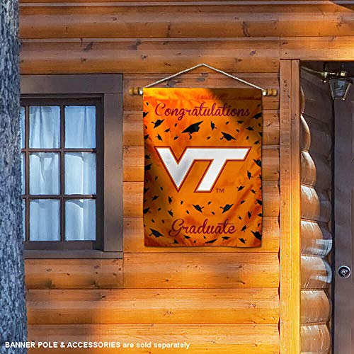 Virginia Tech Hokies Graduation Gift Banner Flag - 757 Sports Collectibles